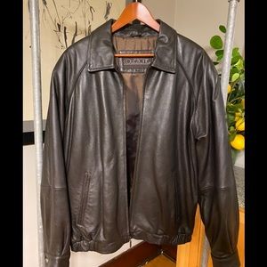 Collezione Brown Leather Jacket